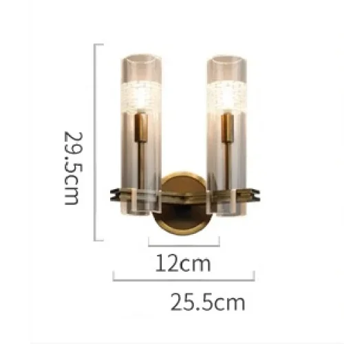 Настенный светильник (Бра) Chamont 154984-60 ImperiumLoft прозрачный на 1 лампа, основание латунь в стиле современный  фото 9
