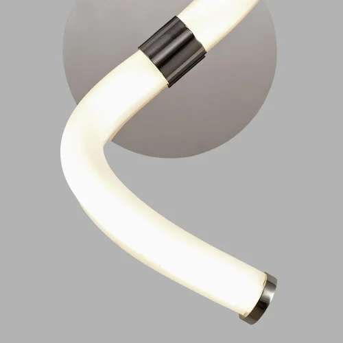 Бра LED Line 6603 Mantra белый на 1 лампа, основание никель серое в стиле современный  фото 4