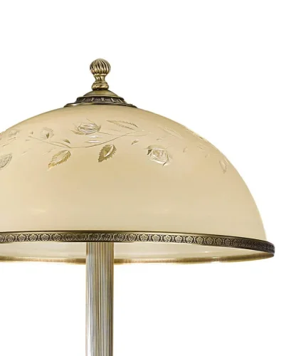 Торшер напольный  PN 6208/2 Reccagni Angelo  жёлтый 2 лампы, основание античное бронза в стиле классический
 фото 3