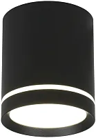 Светильник накладной LED Capurso OML-102439-05 Omnilux чёрный на 1 лампу, основание чёрное в стиле современный 