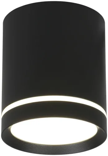 Светильник накладной LED Capurso OML-102439-05 Omnilux чёрный на 1 лампу, основание чёрное в стиле современный 