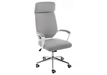 Компьютерное кресло Patra grey fabric 11486 Woodville, серый/ткань, ножки/металл/хром, размеры - *1200***620*680