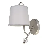 Бра Вега 329022701 MW-Light серый 1 лампа, основание никель в стиле классический современный 