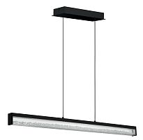 Светильник подвесной LED Cardito 1 900895 Eglo прозрачный 6 ламп, основание чёрное в стиле современный линейный