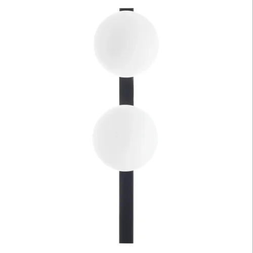 Бра Glob CL209421 Citilux белый на 2 лампы, основание чёрное в стиле современный молекула шар фото 4