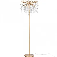 Торшер Milano-1 23141.480-1650.5.E14.B IB Arte Milano ветви прозрачный на 5 ламп, основание бронзовое в стиле современный флористика Торшер Milano-1 23141.480-1650.5.E14.B IB Arte Milano ветви прозрачный на 5 ламп, основание бронзовое в стиле современный флористика