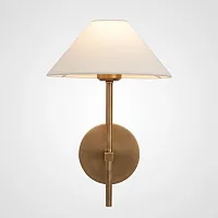 Настенное бра FAREL WALL 140673-26 ImperiumLoft белый на 1 лампу, основание латунь в стиле современный 