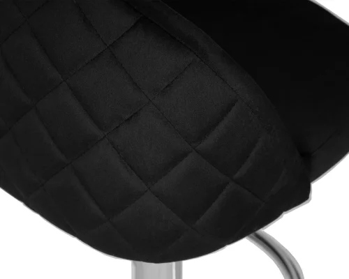 Стул барный 3036-LM MILANA, цвет сиденья черный велюр (MJ9-101), цвет основания хромированная сталь Dobrin, чёрный/велюр, ножки/металл/хром, размеры - 910*1120***480*470 фото 8
