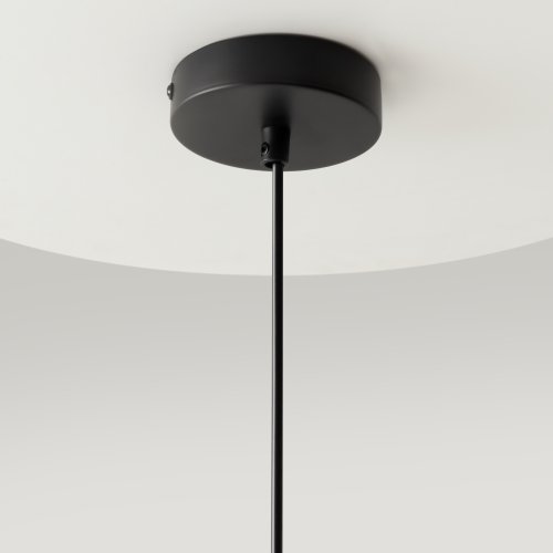 Светильник подвесной Ring MOD013PL-02B Maytoni белый на 2 лампы, основание чёрное в стиле современный шар фото 10