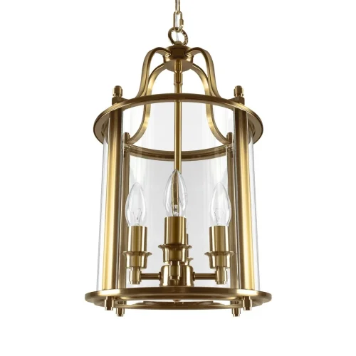 Светильник подвесной Lighthouse 10456/4 AB LOFT IT прозрачный на 4 лампы, основание бронзовое в стиле классический арт-деко фото 7