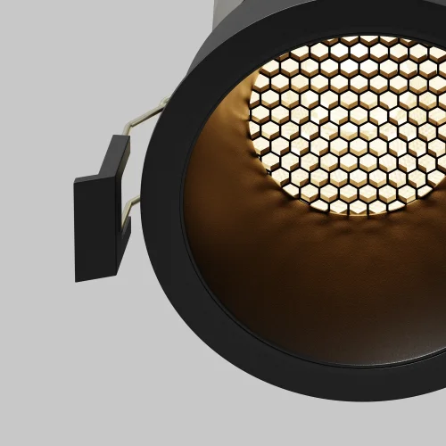 Светильник точечный LED Dip DL118-15W-3K-B Maytoni чёрный на 1 лампу, основание чёрное в стиле современный хай-тек круглый фото 12