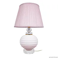 Настольная лампа Belette 10261T/S LOFT IT белая 1 лампа, основание розовое белое керамика в стиле классический современный 