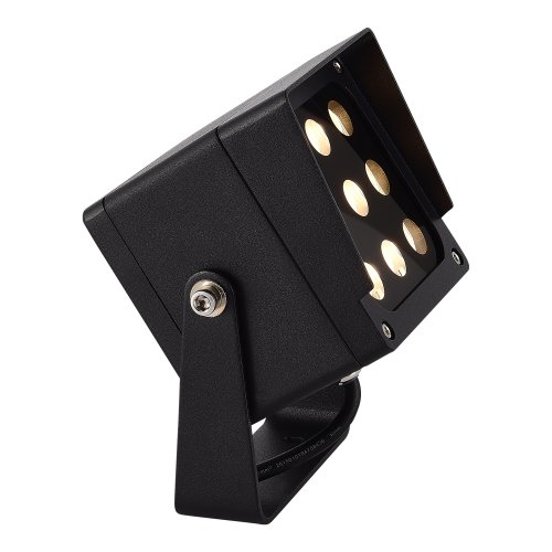 Прожектор ЛЕД Глэри SL9520.415.01 ST-Luce уличный IP65 чёрный на 1 лампу, плафон чёрный в стиле хай-тек современный ЛЕД фото 2