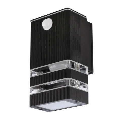 Настенный светильник уличный Rio 7017-NW Nowodvorski уличный IP54 чёрный на 1 лампу, плафон прозрачный в стиле современный E27