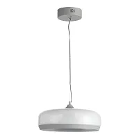 Светильник подвесной LED Ripple SL6014.503.01 ST-Luce белый 1 лампа, основание серое в стиле хай-тек современный 
