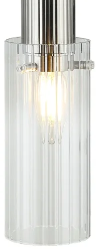 Бра Wunder 2160/11/01W Stilfort прозрачный на 1 лампа, основание никель в стиле модерн  фото 2