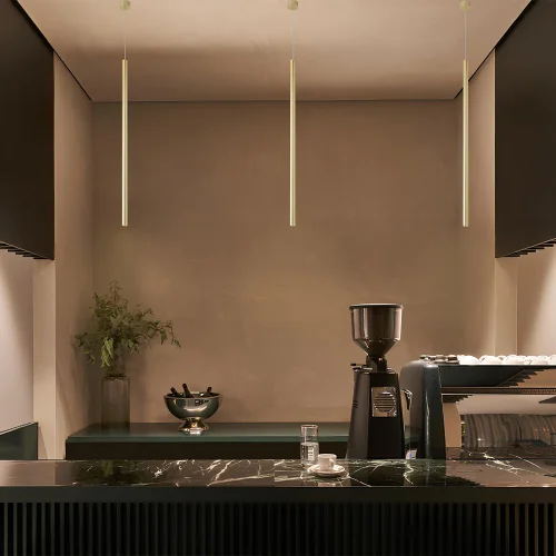 Светильник подвесной LED CLT 036C800 BS Crystal Lux латунь на 1 лампу, основание латунь в стиле современный трубочки фото 4