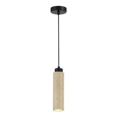 Светильник подвесной Earthy SL1194.403.01 ST-Luce бежевый 1 лампа, основание чёрное в стиле современный трубочки