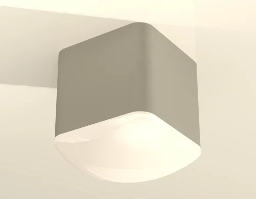 Светильник накладной Techno Spot XS XS7807011 Ambrella light серый 1 лампа, основание серое в стиле хай-тек современный квадратный фото 2