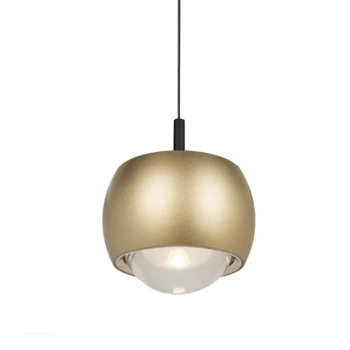 Светильник подвесной LED Roller 8541 Mantra золотой на 1 лампу, основание чёрное в стиле современный хай-тек фото 2