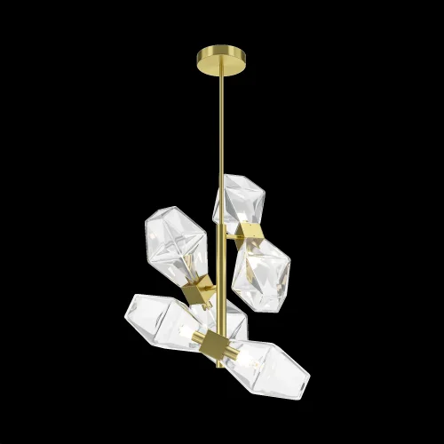 Светильник подвесной Coctail time MOD325PL-06G1 Maytoni прозрачный 6 ламп, основание золотое в стиле арт-деко современный  фото 4