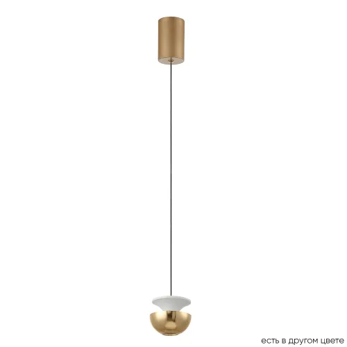 Светильник подвесной LED ASTRA SP LED GOLD Crystal Lux золотой 1 лампа, основание золотое в стиле современный шар