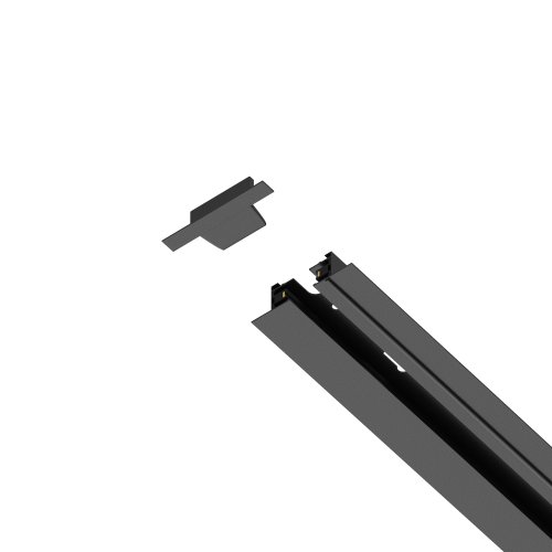 Заглушка для однофазного встраиваемого шинопровода Base ST013.489.00 ST-Luce чёрный в стиле для светильников серии Base однофазный фото 2