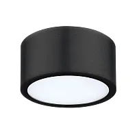 Светильник накладной LED Zolla 211917 Lightstar чёрный 1 лампа, основание чёрное в стиле хай-тек круглый
