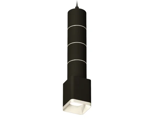 Светильник подвесной Techno spot XP7813001 Ambrella light чёрный 1 лампа, основание чёрное в стиле современный хай-тек трубочки