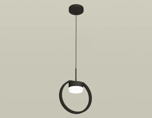 Светильник подвесной XB9102154 Ambrella light чёрный 1 лампа, основание чёрное в стиле современный хай-тек 