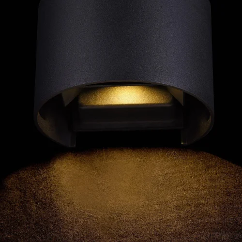 Настенный светильник LED Fulton O573WL-L6B Maytoni уличный IP54 чёрный 1 лампа, плафон чёрный в стиле современный LED фото 2