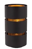 Настольная лампа Rosas 21533/01/30 Lucide чёрная 1 лампа, основание чёрное металл в стиле лофт винтаж 