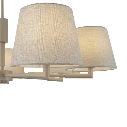 Люстра на штанге Butler FR2057PL-07BG Freya бежевая на 7 ламп, основание бежевое в стиле кантри американский классический фото 3 Люстра на штанге Butler FR2057PL-07BG Freya бежевая на 7 ламп, основание бежевое в стиле кантри американский классический фото 3