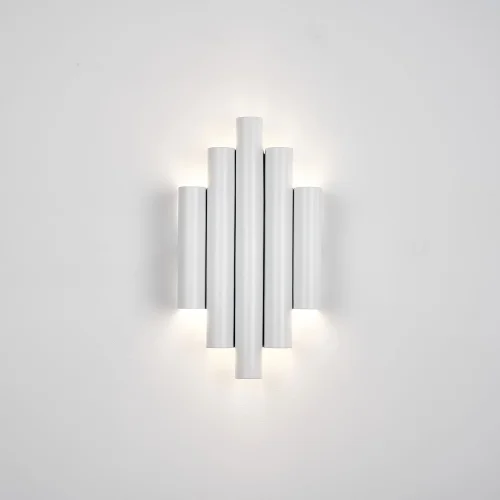 Бра LED Tubulis 4126-2W Favourite белый на 2 лампы, основание белое в стиле современный арт-деко  фото 3