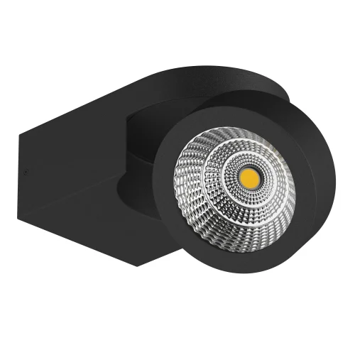Светильник накладной LED Snodo 055174 Lightstar чёрный 1 лампа, основание чёрное в стиле хай-тек круглый