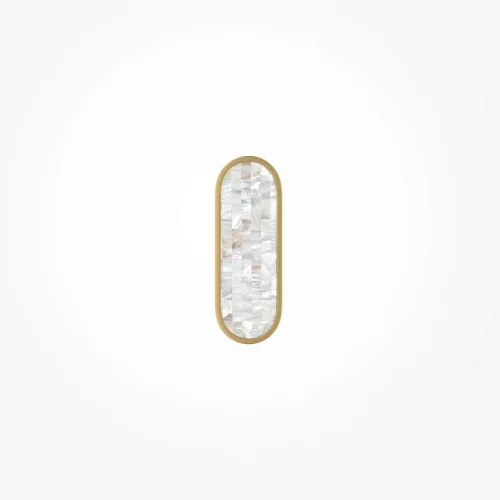 Бра LED Perlamour MOD429WL-L15BSK Maytoni белый на 1 лампу, основание латунь в стиле современный 