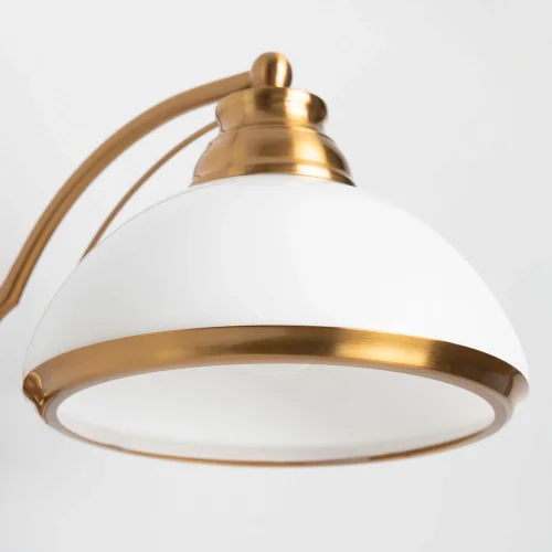 Бра Краков CL401313 Citilux белый на 1 лампу, основание бронзовое жёлтое в стиле современный фото 7