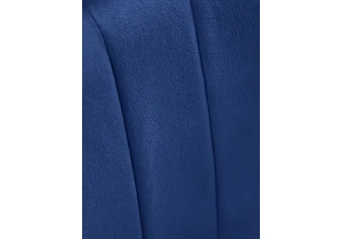 Стул на металлокаркасе Kamelia dark blue / gold 15320 Woodville, синий/велюр, ножки/металл/золотой, размеры - ****570*540 фото 6