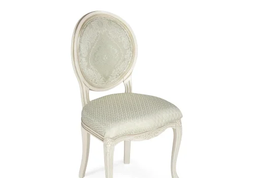 Деревянный стул Инои ткань soprano pearl / ромб / бежевое золото 615244 Woodville, бежевый/ткань, ножки/массив дерева/бежевый, размеры - *960**** фото 6