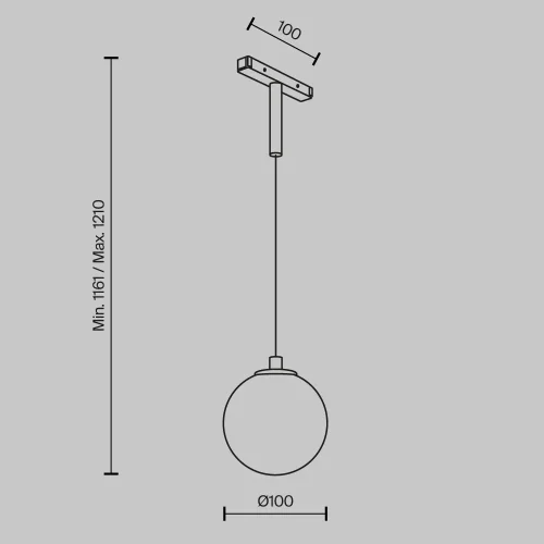 Трековый светильник LED Magnetic track system Basity TR178-1-5WTW-B Maytoni белый для шинопроводов серии Magnetic track system Basity чёрный фото 10