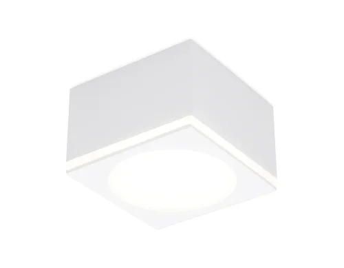 Светильник накладной LED Techno Spot TN TN266 Ambrella light белый 1 лампа, основание белое в стиле хай-тек современный квадратный