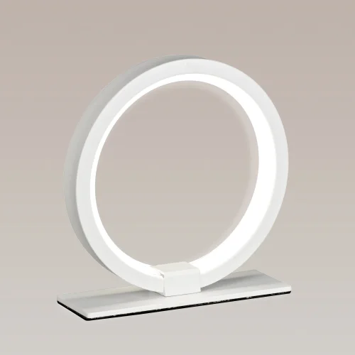 Настольная лампа LED Kitesurf 8599 Mantra белая 1 лампа, основание белое металл в стиле современный хай-тек  фото 2