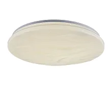 Люстра с пультом LED Canaglia OML-47607-60 Omnilux белая на 1 лампу, основание белое в стиле хай-тек с пультом