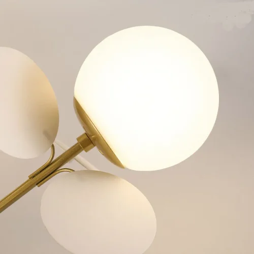 Люстра потолочная MATISSE C D47 167194-26 ImperiumLoft белая на 4 лампы, основание золотое в стиле современный  фото 15