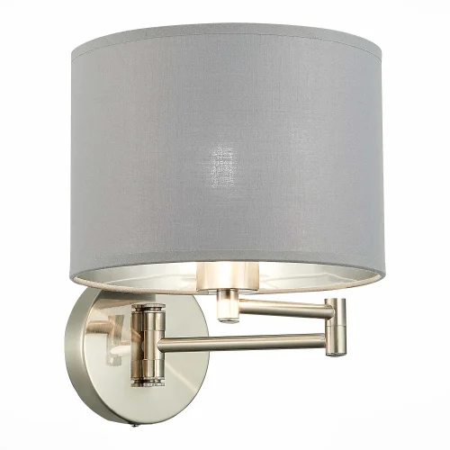 Бра Brescia SLE300511-01 Evoluce серый на 1 лампа, основание никель в стиле современный  фото 3