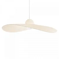 Светильник подвесной MADAME SP1 AVORIO Ideal Lux белый на 1 лампу, основание белое в стиле арт-деко 