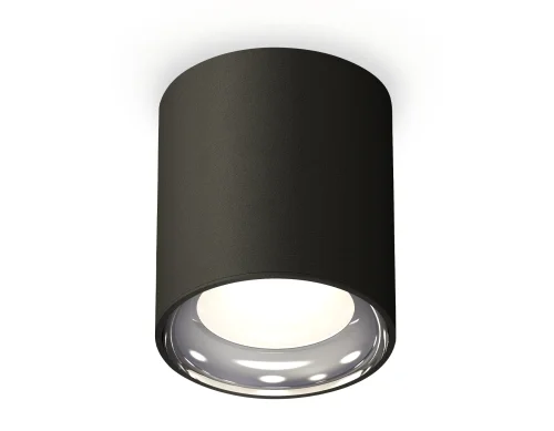 Светильник накладной Techno spot XS7422011 Ambrella light чёрный 1 лампа, основание чёрное в стиле хай-тек современный круглый