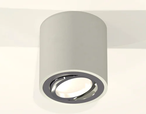 Светильник накладной Techno spot XS7533003 Ambrella light серый 1 лампа, основание серое в стиле хай-тек современный круглый фото 3