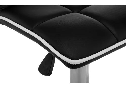 Барный стул Fera black / white 15670 Woodville, чёрный/искусственная кожа, ножки/металл/хром, размеры - *830***480*480 фото 9