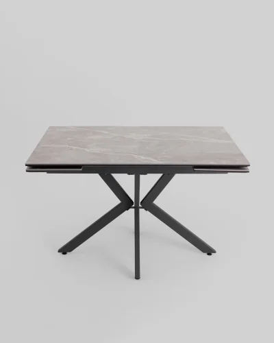 Стол Marmer 120-180/80/76, столешница МДФ16/керамика, подстолье металл антрацит УТ000039729 Stool Group столешница из фото 8